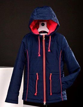 Куртка детская Black & Red демисезонная 152 красно-синяя 58979578 фото