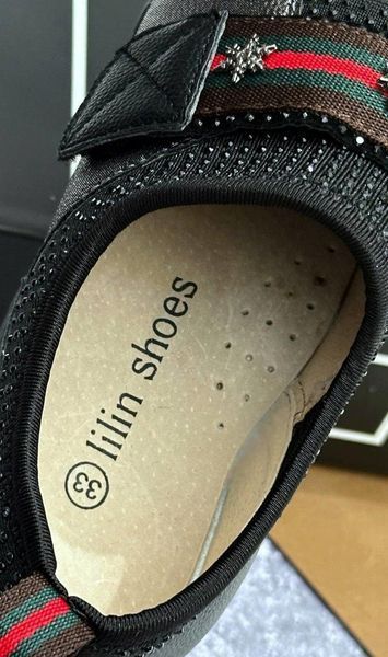 Мокасини підліткові Lilin Shoes 32 чорні 88404973 фото