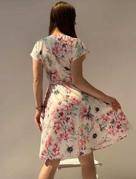 Платье женское Dance&Dance в цветочек 42-46 белое 83507458 фото