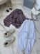 Костюм жіночий (рубашка+штани) New Fashion 46-52 рожево-сірий 2015 фото 1