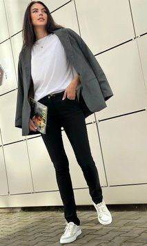 Брюки женские BSZZ Fashion 25 черные 313 фото