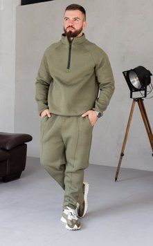 Спортивный костюм мужской Alore зимний M хаки 675 фото