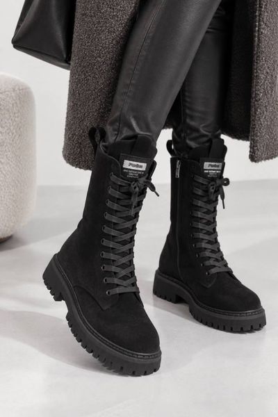 Черевики жіночі Trendy зимові 36 чорні (P1026-2) 4311 фото