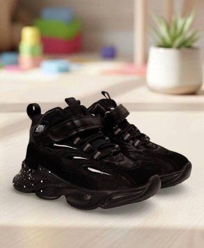 Кроссовки детские для мальчика Kimboo 26 черные 3860 фото