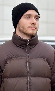 Шапка мужская No Brand ACG черная 242 фото