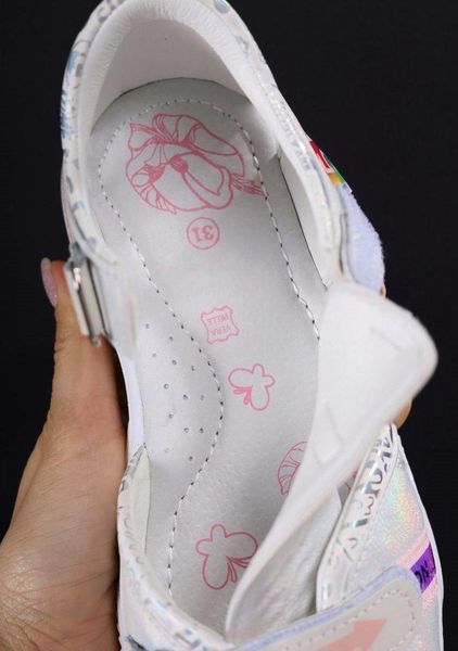 Босоніжки дитячі шкіряні Tom.M Fashion 28 біло-рожеві 84090588 фото
