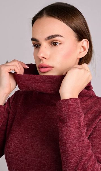Сукня жіноча No Brand  тепла 50 бордова 468 фото