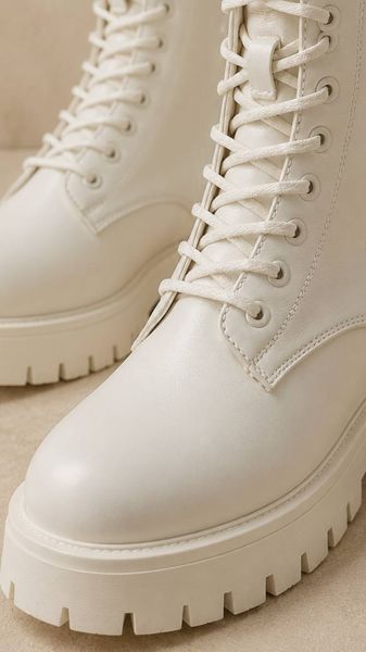Черевики жіночі Trendy натуральне хутро 36 молочні (B8088-1) 4237 фото