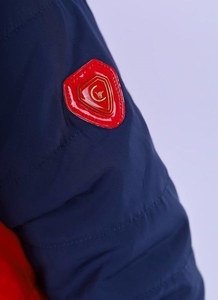 Куртка дитяча підліткова Black&Red 128 синьо-червона 82955416 фото
