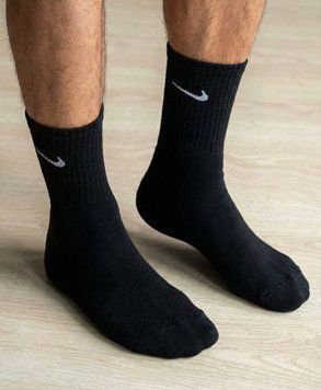 Носки мужские Nike махровые 41-45 черный 3370 фото