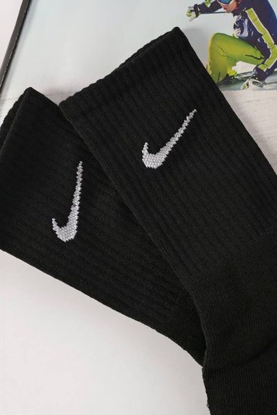 Носки мужские Nike махровые 41-45 черный 3370 фото
