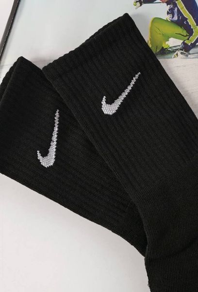 Носки мужские Nike махровые 41-45 черный 3370 фото